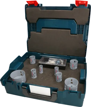 Juego de sierras de corona Bosch PRO Multi Material PC Plus, 11 piezas.